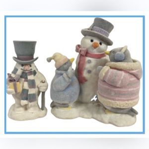 Judy Sparks Polar Pals Flocked Figurines